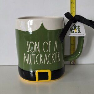 NWT Rae Dunn ELF "SON OF A NUTCRACKER" Mug Buddy the Elf